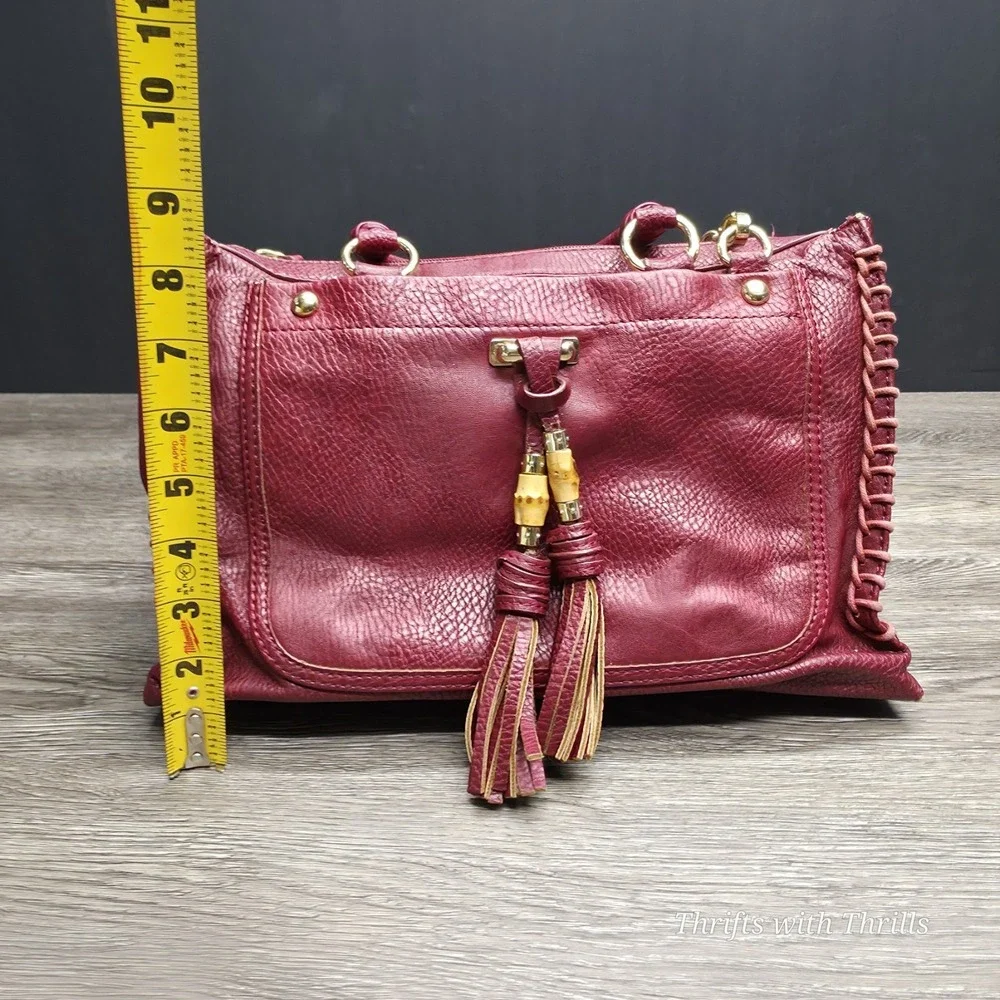 Olivia and Joy Beautiful Red Satchel Pocketbook